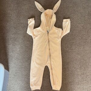 NWOT KIDS TALES lightweight, neutral, cream, colored ribbed knit with cable knit